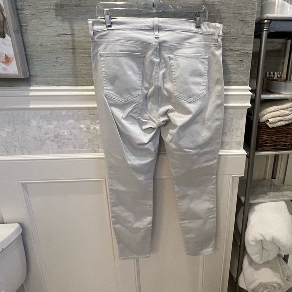 NWT new 32s 32 short GAP high rise true skinny pants beige stone - Picture 15 of 15